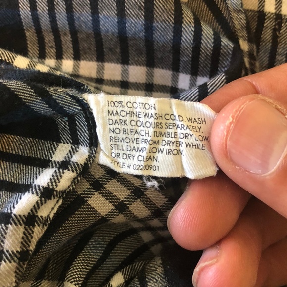 Club Monaco Men's Flannel Shirt - Picture 5 of 5